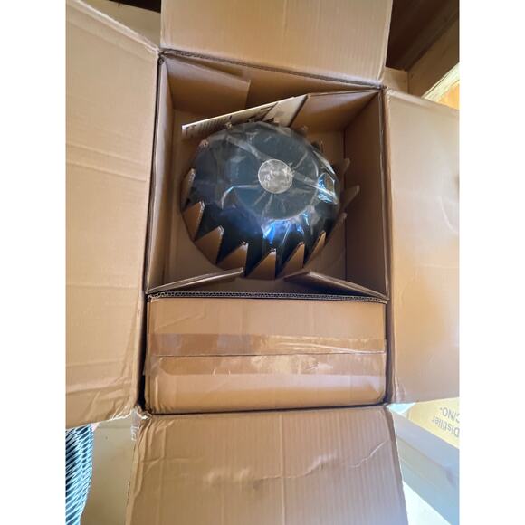 2 Pack New in the Box Elyona Adjustable Height Blue Hammered Pendant Light - Picture 5 of 8